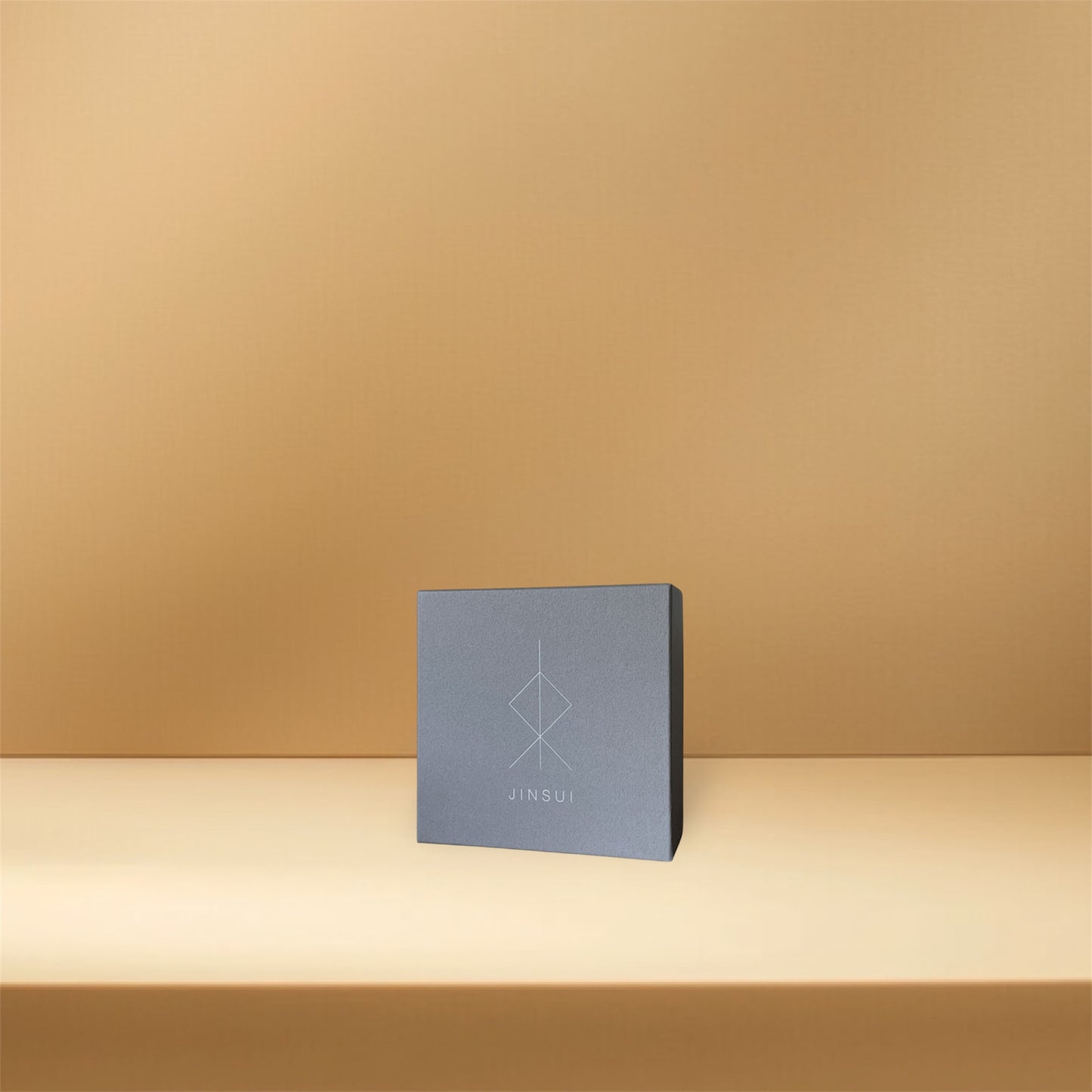 Exclusive TOKI series packaging box with JINSU logo, designed only for this series; included as standard with each Tokoname-yaki teacup or bowl.