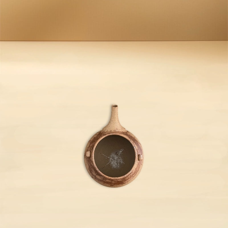 ceramicist Hitoshi Tanikawa|yuzamashi / water cooling vessel with Mogake decoration