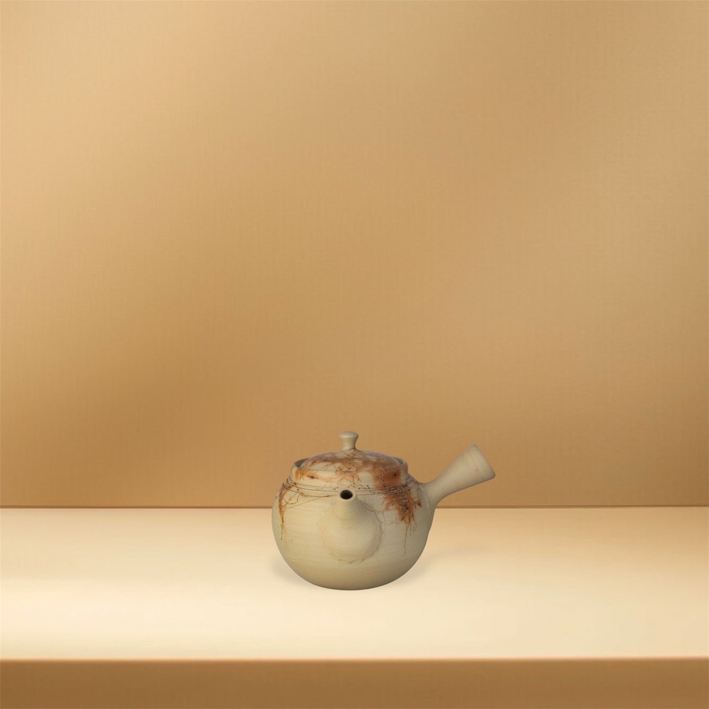 ceramicist Hakuzan Kyusu with Mogake decoration